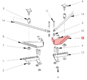 Top Plate Right Side for Automatic Rebate Adjusters