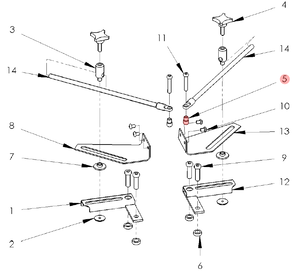 Spacing Bushing for Automatic Rebate Adjuster