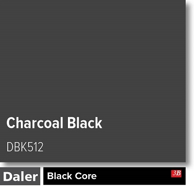 Daler Black Core Charcoal Black Mountboard 1 sheet