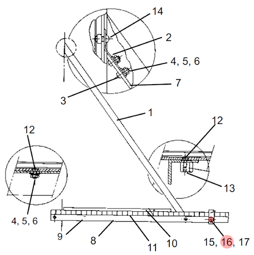 Cutting Bar Locking Knob