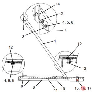 Cutting Bar Locking Knob