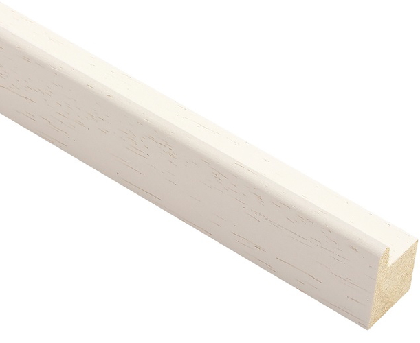 30mm deep 'Floater' White Vellum FSC™ Certified 100% Frame Moulding