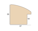 37mm 'Savannah' Black wash FSC™ Certified 100% Frame Moulding  