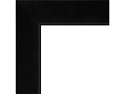 34mm 'Cosmopolitan' Matt Black FSC 100% Frame Moulding