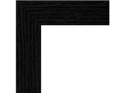 34mm 'Casa' Embossed Black FSC 100% Frame Moulding