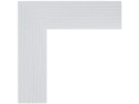 35mm 'Casa' Embossed White FSC 100% Frame Moulding