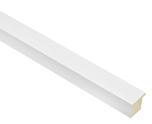 25mm 'Mono' Gloss White FSC™ Certified 100% Frame Moulding