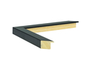 25mm 'Mono' Matt Black Frame Moulding