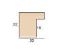 22mm 'Richmond' White Wash FSC 100% Frame Moulding