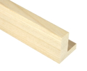 19mm 'Bare Wood L Style' Ayous 42mm Rebate Frame Moulding