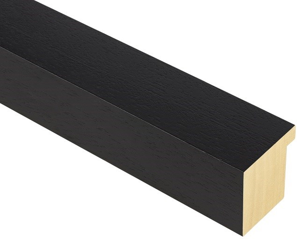 46mm 'Copa' Open Grain Black FSC 100% Frame Moulding