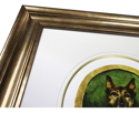 74mm 'Langham' Gothic Gold Frame Moulding