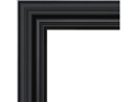 41mm 'Langham Mono' Matt Black Frame Moulding