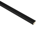 20x13mm 'Domino' Black Open Grain Frame Moulding