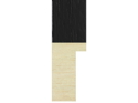 21mm 'Domino' Black Open Grain FSC™ Certified 100% Frame Moulding