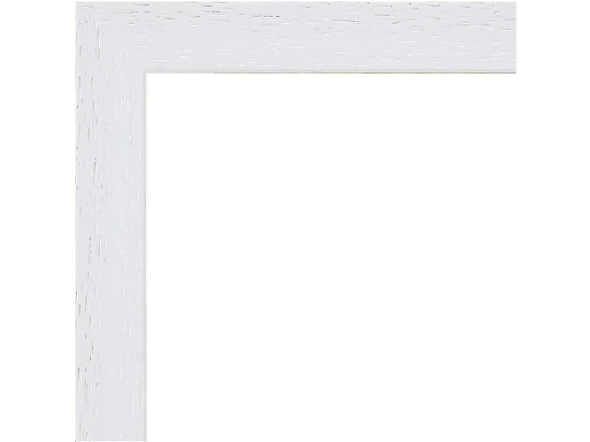 21mm 'Domino' White Open Grain FSC 100% Frame Moulding