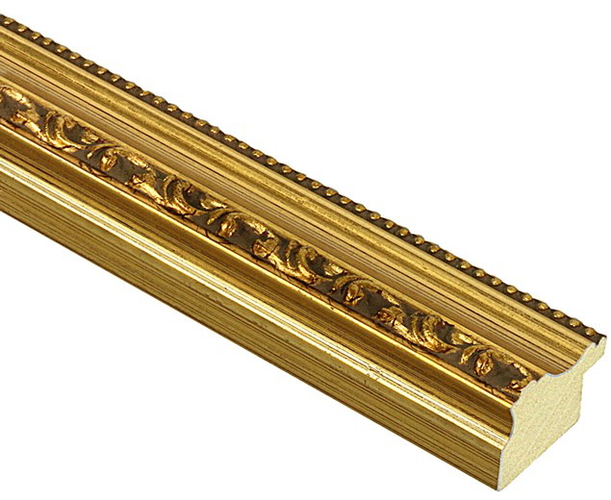 32mm 'Blenheim' Antique Gold Leaf Frame Moulding