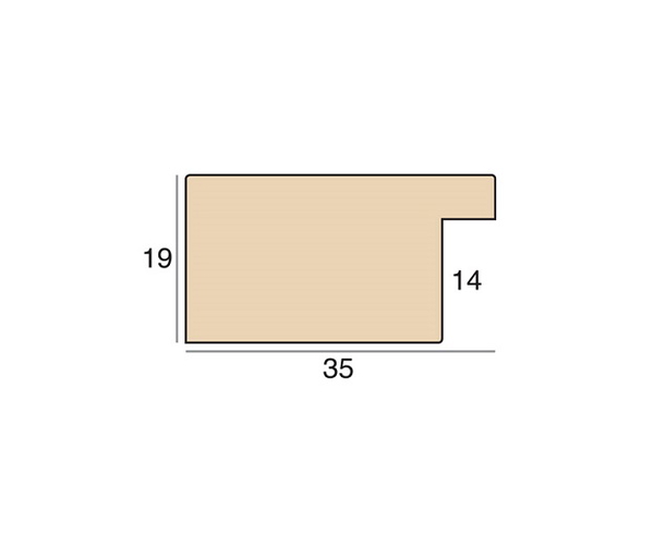 35mm 'Foundry' Bronze Frame Moulding