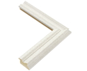 36mm 'Maine' Textured White FSC™ Certified Mix 70% Frame Moulding