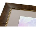 47mm 'Arden' Chestnut veneer Gold Sight Edge Frame Moulding
