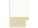 38mm 'Domino' White Open Grain FSC 100% Frame Moulding