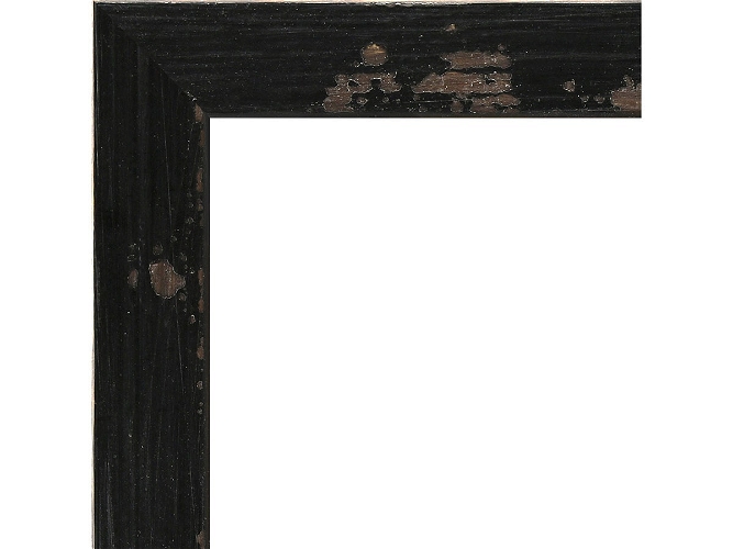 27mm 'Havana' Worn Black Frame Moulding
