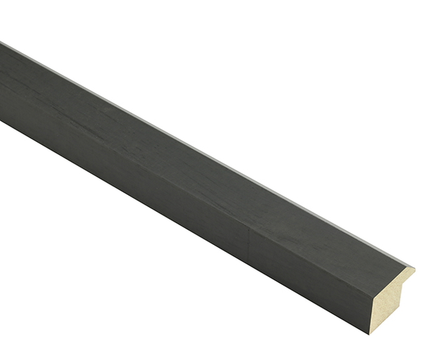 30mm 'Hudson' Flint Silver Sight Edge Frame Moulding
