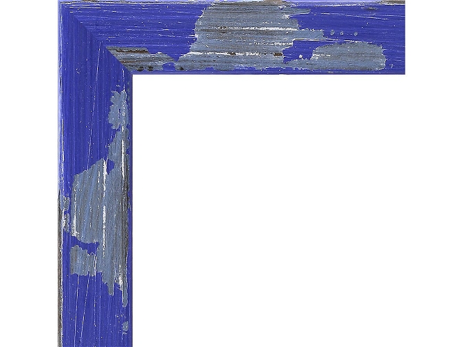 27mm 'Havana' Worn Blue Frame Moulding