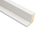 25x58mm 'Bloc L Style' White Washed Frame Moulding