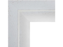 25x39mm 'Bloc L Style' White Frame Moulding