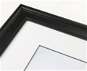 91mm 'Brompton' Black FSC 100% Frame Moulding