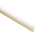 15x40mm 'Mono' Matt White Frame Moulding