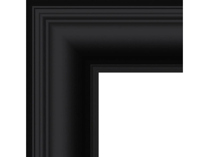 65mm 'Vermeer' Matt Black FSC 100% Frame Moulding