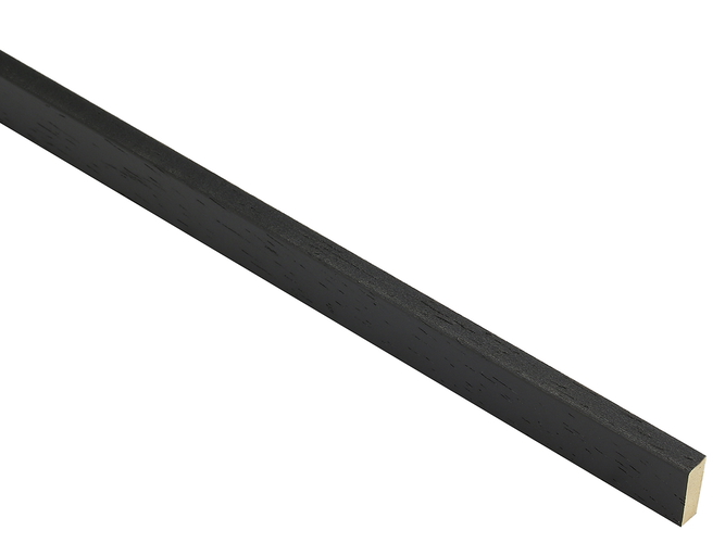 6x17mm 'Glass Spacer' Black Open Grain FSC™ Certified 100% Frame Moulding