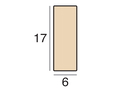 6x17mm 'Glass Spacer' Grey Open Grain FSC™ Certified 100% Frame Moulding