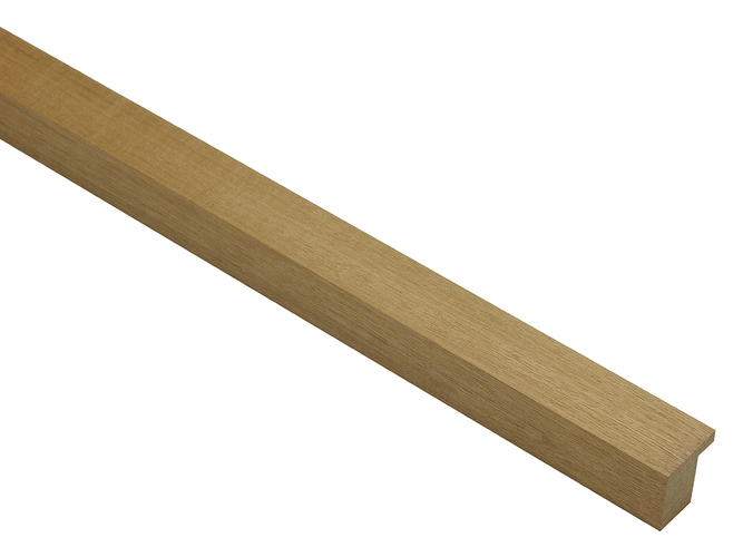 20x20mm 'Bare Wood' Mansonia Frame Moulding