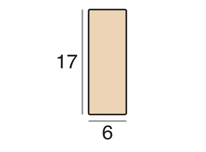 6x17mm 'Glass Spacer' Wenge FSC™ Certified 100% Frame Moulding