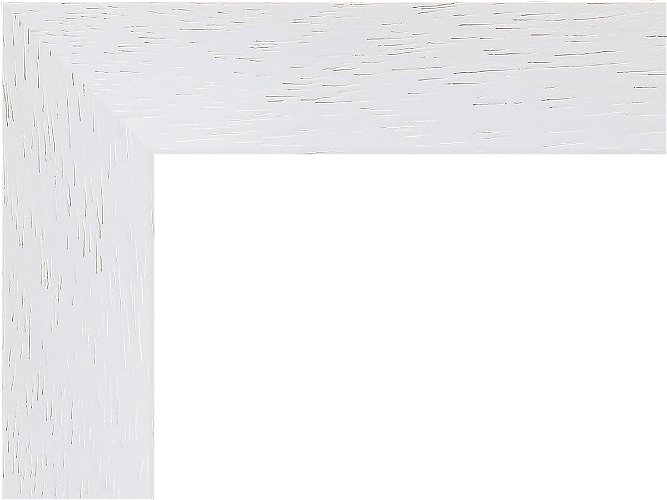 30x20mm 'Domino' White Open Grain FSC 100% Frame Moulding