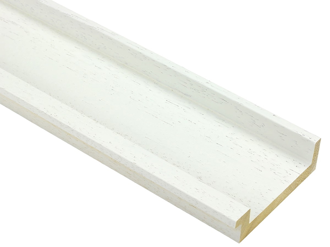 84mm 'St Ives' Vellum Open Grain FSC 100% Frame Moulding