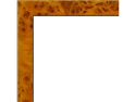 20mm 'Windsor' Gloss Elm Burl Veneer Frame Moulding