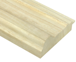 91mm 'Bare Wood' Ayous FSC™ Certified 100% Frame Moulding