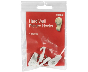 Hard Wall Picture Hooks Medium 20 packs