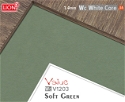 Value White Core Soft Green Mountboard 1 sheet