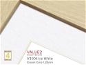 LION White 1.25mm Cream Core Mountboard 1 sheet